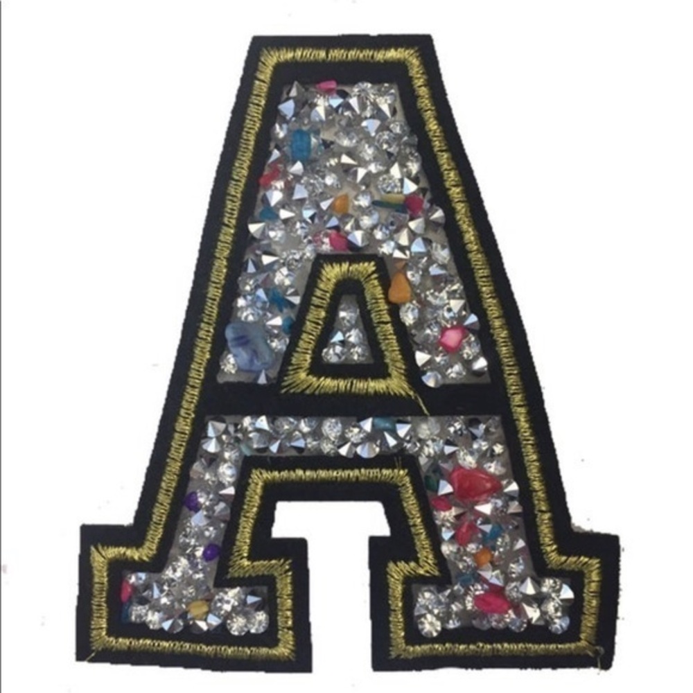 🎉HP🎉 Crystal "A" Iron-On/Sew-On Patch